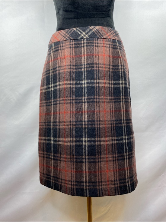 Chadwicks Dresses & Skirts - Chadwicks of Boston Academia Wool Blend Plaid Pencil Skirt Brown Size 6